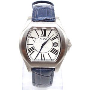 A_line Watch Women Silver Tone Stainless Steel Classic White Roman Numbers Dial